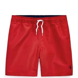 Polo by Ralph Lauren Boys Red Swim Shorts